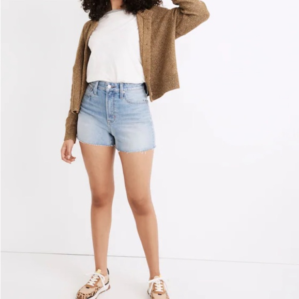 MADEWELL the curvy perfect jean short size 23